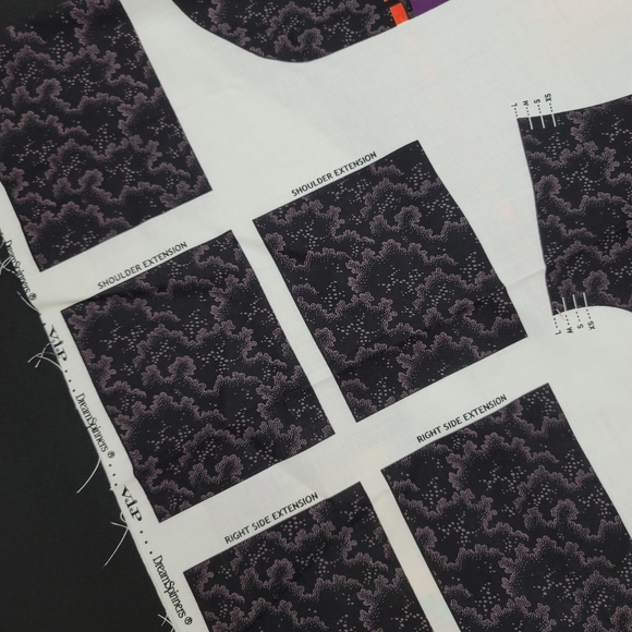 Cut & Sew Vest Fabric Panel A LITTLE BIT SPOOKY - Picture 6 of 16